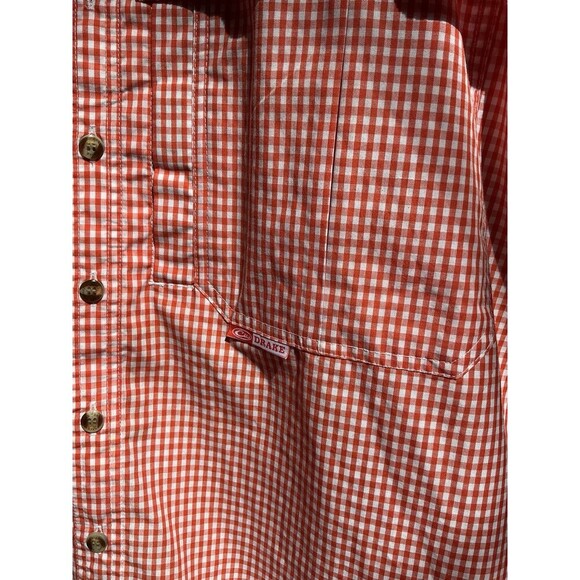 Drake XL Men Long Sleeve Fishing Shirt Lightweight Performance Vented Material - Picture 5 of 7